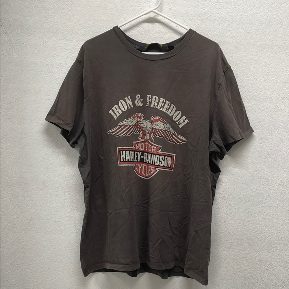 Harley-Davidson Women's Short Sleeve Tee with Eagle Logo